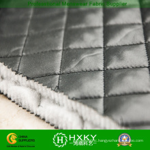 Polyester Ripstop Pattern Quilted Fabric for Jacket or Lining